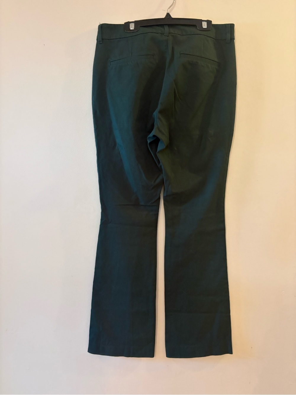 Old Navy Dark Green Pixie Flare Pants women’s Sz 8. - Picture 4 of 12